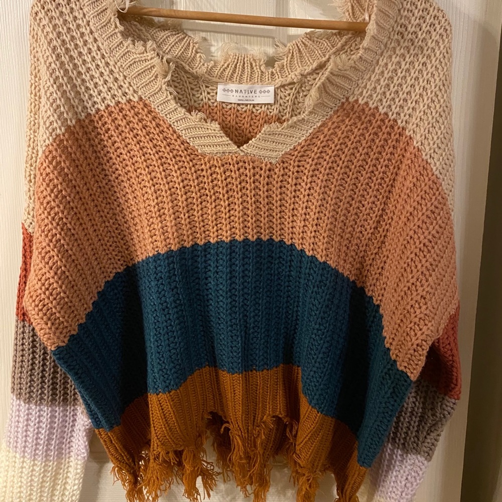 Multi Colored knitted sweater